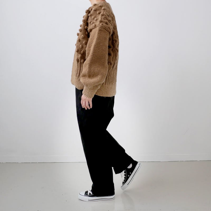 HARVESTY｜ハーベスティ｜ケーブルニットカーディガン ｜BEIGE｜A61801