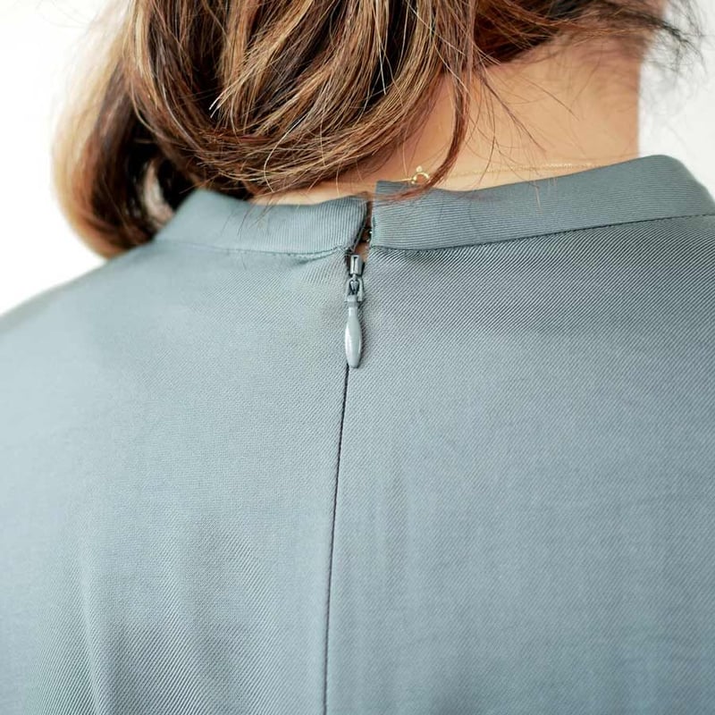 SACRA TRIACE VINTAGE TWILL OP ギャザーワンピース SACRA ｜ サクラ｜TRIACE VINTAGE TWILL OP ギャザーワンピース