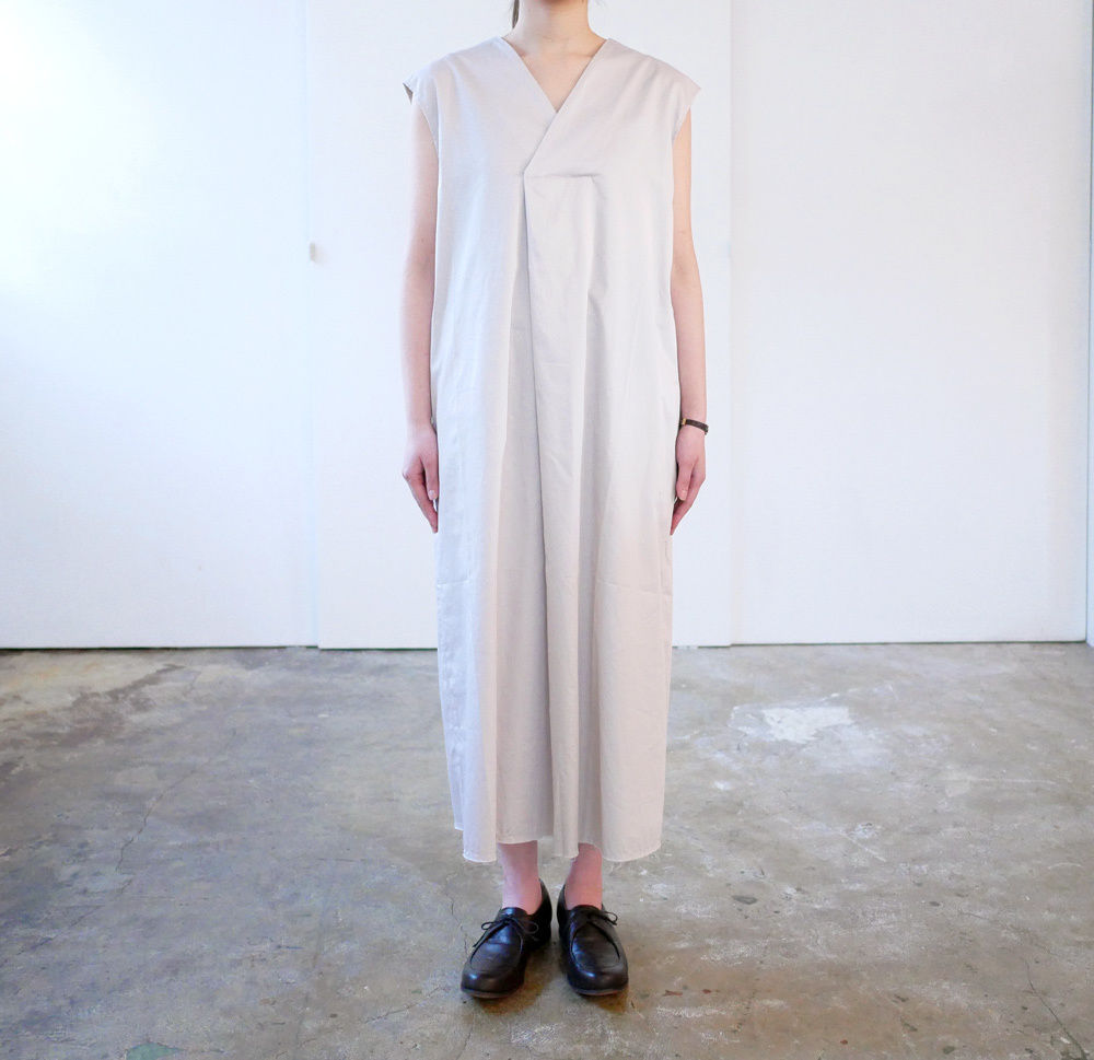 THE FACTORY ザ・ファクトリー コットンサテン ノースリーブ