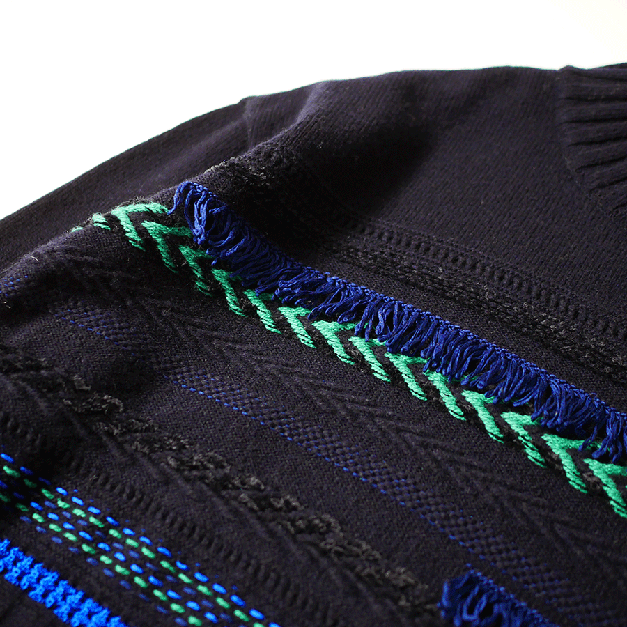 COOHEM| コーヘン | WOMEN_MULTI TWEEDY KNIT ONE-PIEC