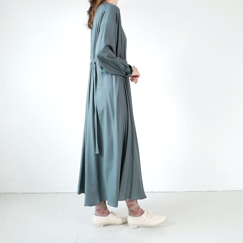 SACRA ｜ サクラ｜TRIACE VINTAGE TWILL OP ギャザーワンピース｜1