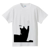 スタッフのネコ　Tシャツ【ホワイト】