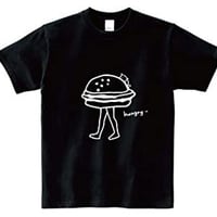 ハンバーガー　Ｔシャツ【ブラック】