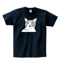 フレーメン猫　Tシャツ【ネイビー】