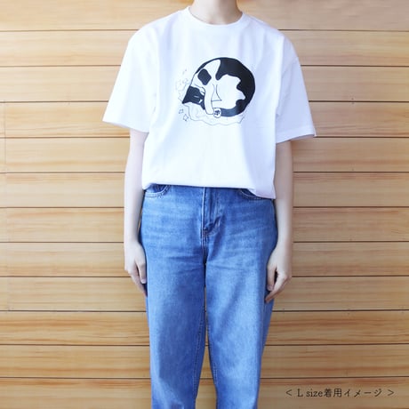 丸まってるレッツ　Tシャツ