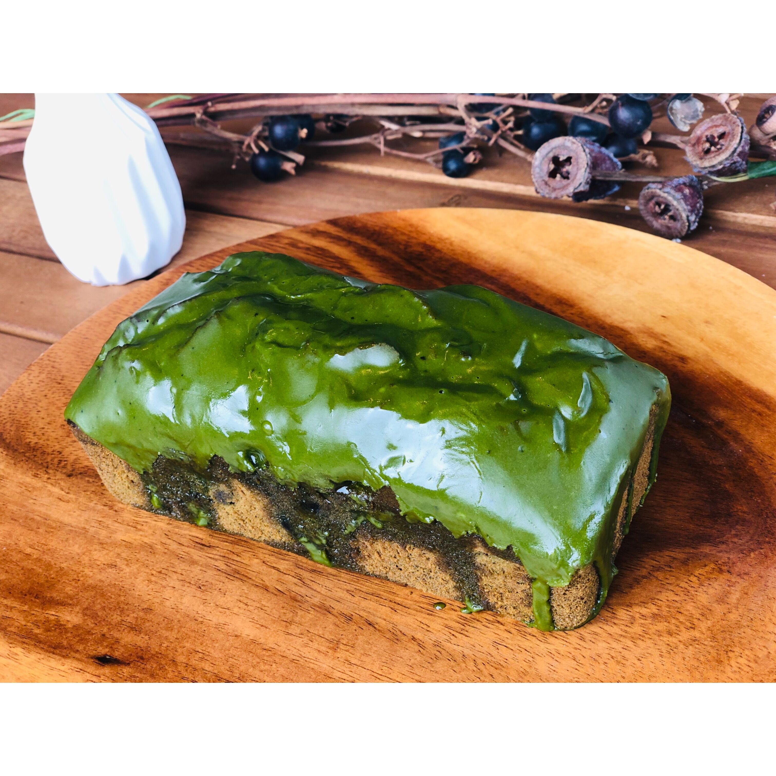 抹茶と小豆のパウンドケーキ | 杏の実