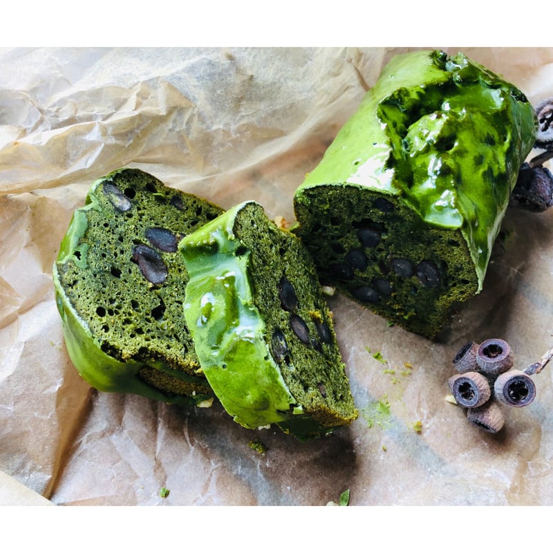 抹茶と小豆のパウンドケーキ | 杏の実