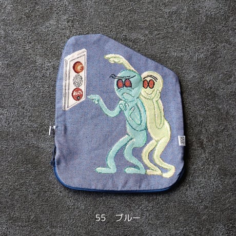PLAYFUL UMA ゴブラン ダイカットポーチ