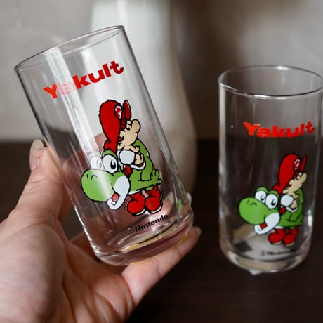Yakult"ベイビーマリオ"Glass