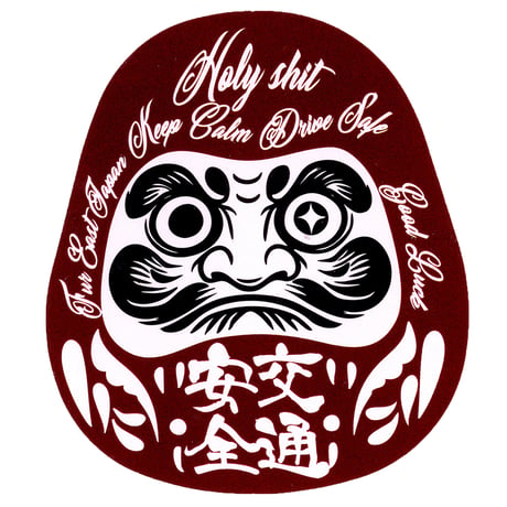 SAFE DRIVE DARUMA STICKER