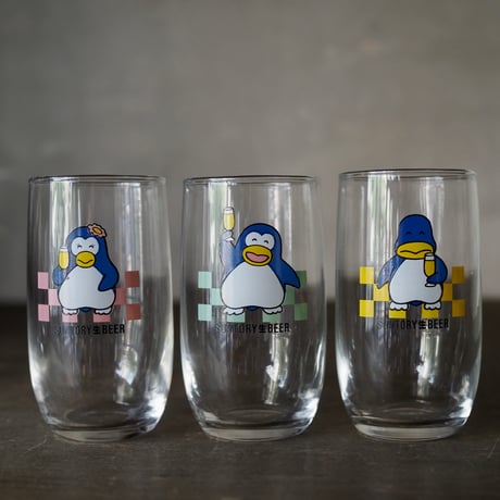SUNTORY パピプペンギンズ Glass