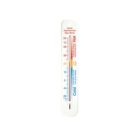 Plastic Wall Thermometer 215mm Comfort
