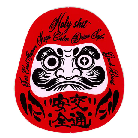 SAFE DRIVE DARUMA STICKER
