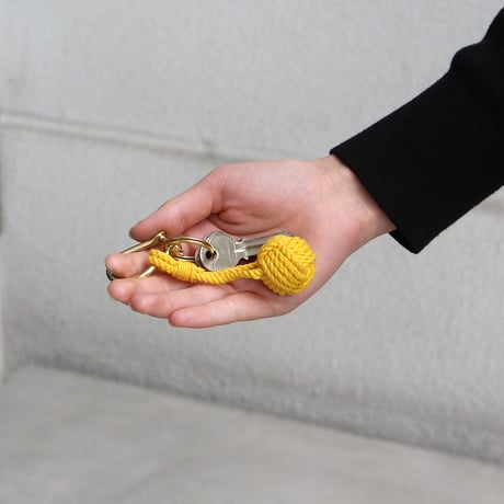 Monkey Fist Knot Keyring
