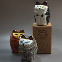 Papier Mache Standing Cat