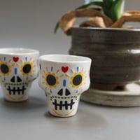 Sugar Skull Shot Glasses