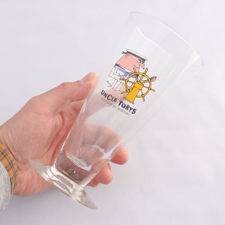 柳原良平"UNCLE TORYS"Pilsner Glass