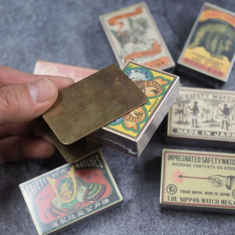 BRASS  MATCH CASE