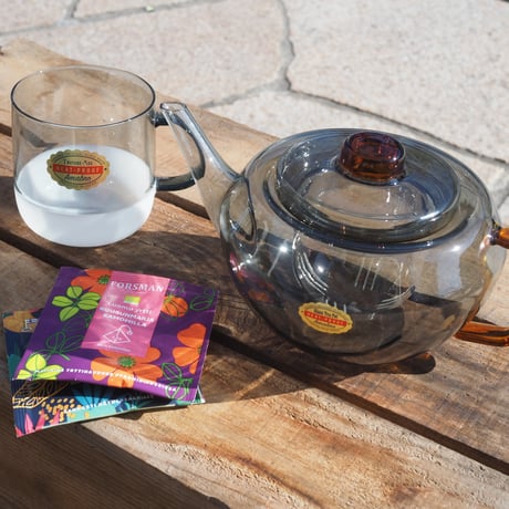 GLASS TEA POT