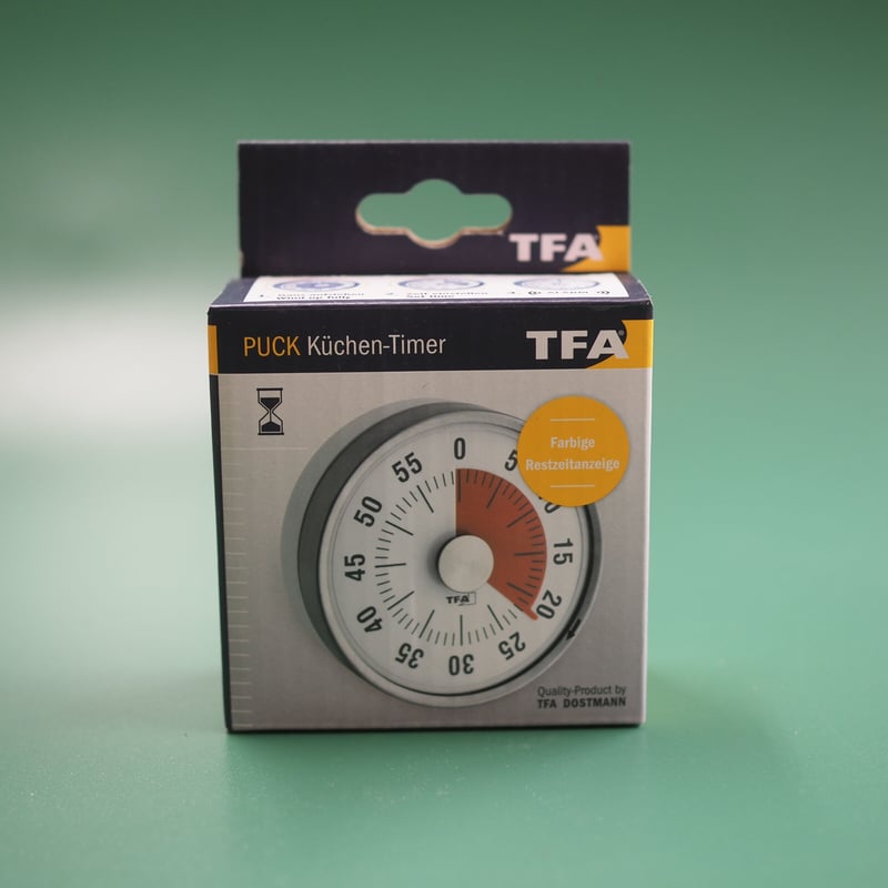 Analogue kitchen timer PUCK | TOCA by lifart