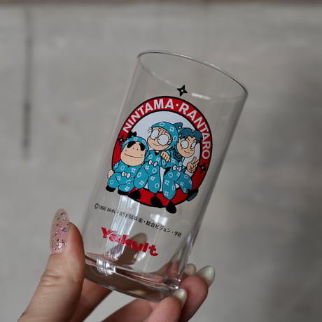Yakult"忍たま乱太郎”Glass