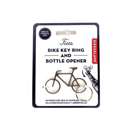 Bike Key Ring And Bottle Opener
