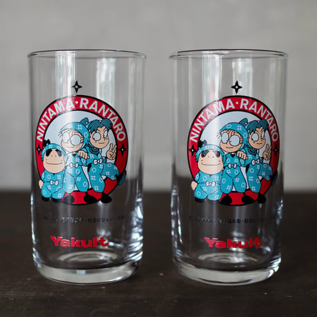 Yakult"忍たま乱太郎”Glass