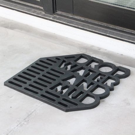 Rubber Mat “Drop water and mud”