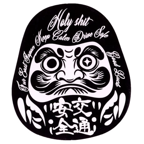 SAFE DRIVE DARUMA STICKER