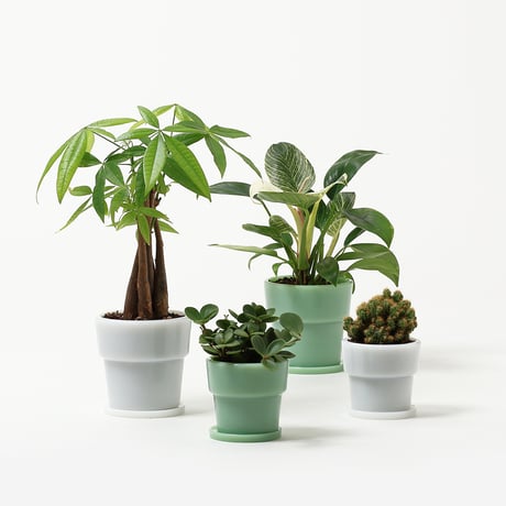 Milk Glass Planter Pot3