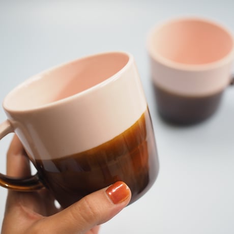 Mug cup M -Pink×飴-
