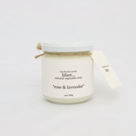 fragrance candle "rose & lavender"