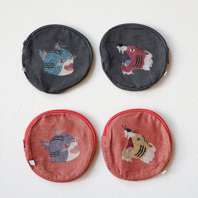 鳴きマネ ゴブラン 丸ポーチ | TOCA by lifart online