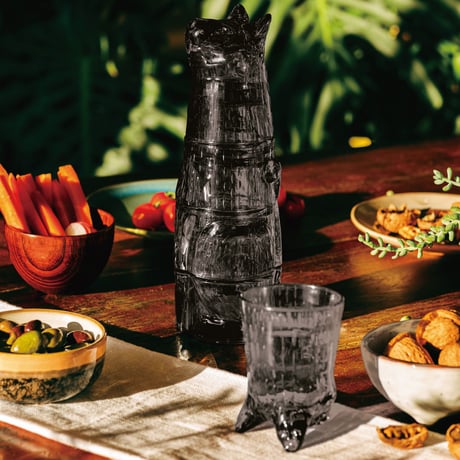 Kitty Stackable Glass "Black"