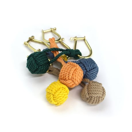 Monkey Fist Knot Keyring