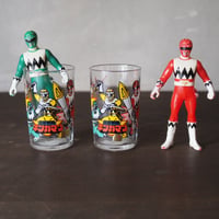東映”星獣戦隊ギンガマン”Glass
