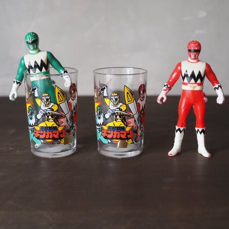 東映”星獣戦隊ギンガマン”Glass