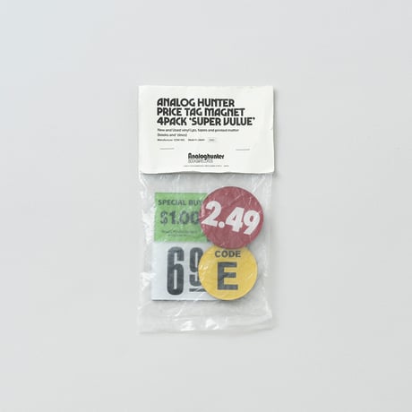 Analog Hunter Price Tag Magnet