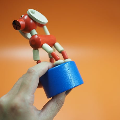 Wooden Push Up Toy