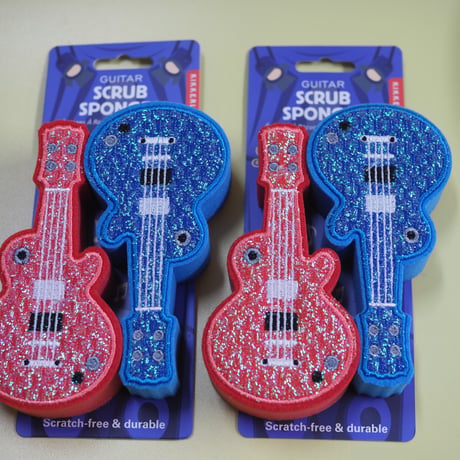 Guitar Scrub Sponges