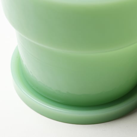 Milk Glass Planter Pot3