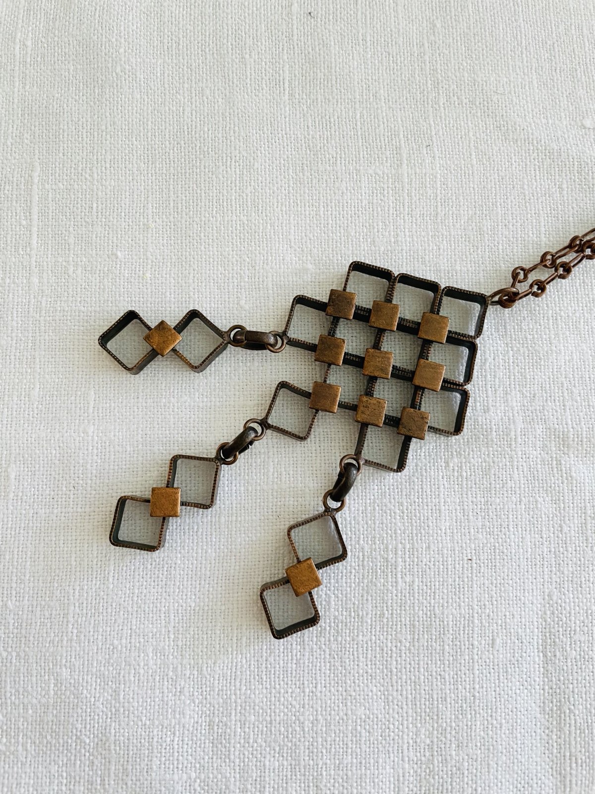 北欧ヴィンテージアクセサリー/ペンダントネックレス/ブロンズ製 