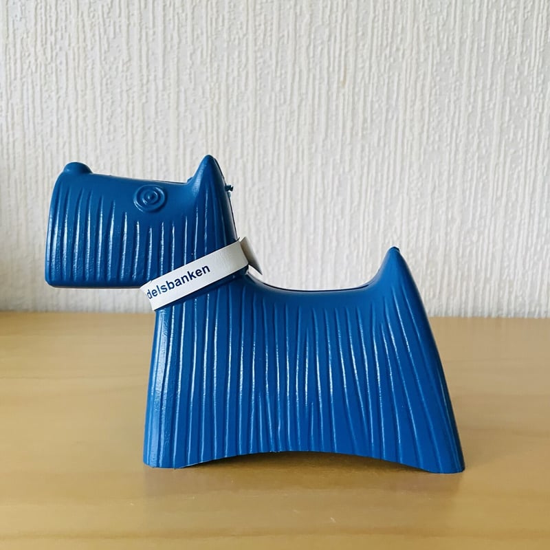 希少スティグリンドベリブラックのテリア貯金箱