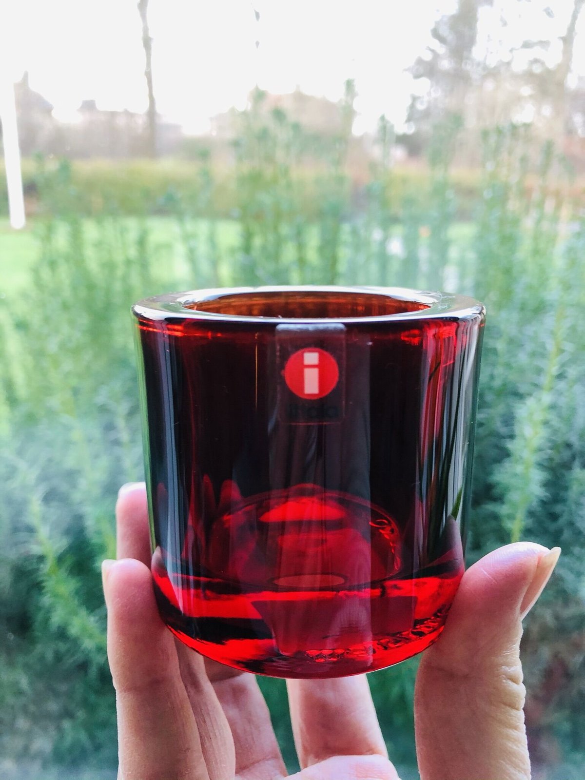 iittala/イッタラ/Kivi/キビ/キャンドルホルダー/クランベリー/新品未 ...