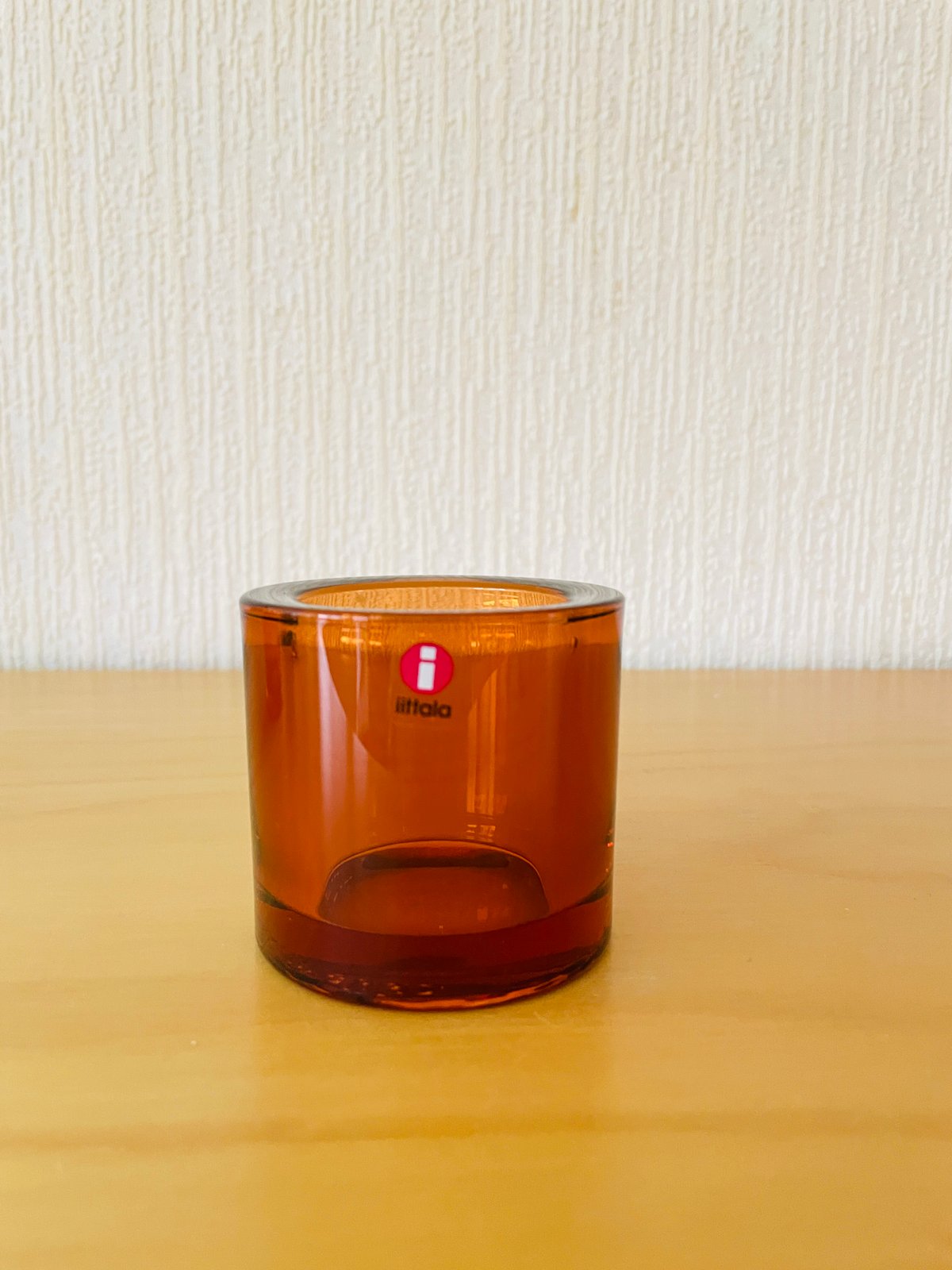 iittala/イッタラ/Kivi/キビ/キャンドルホルダー/セビリアンオレンジ 
