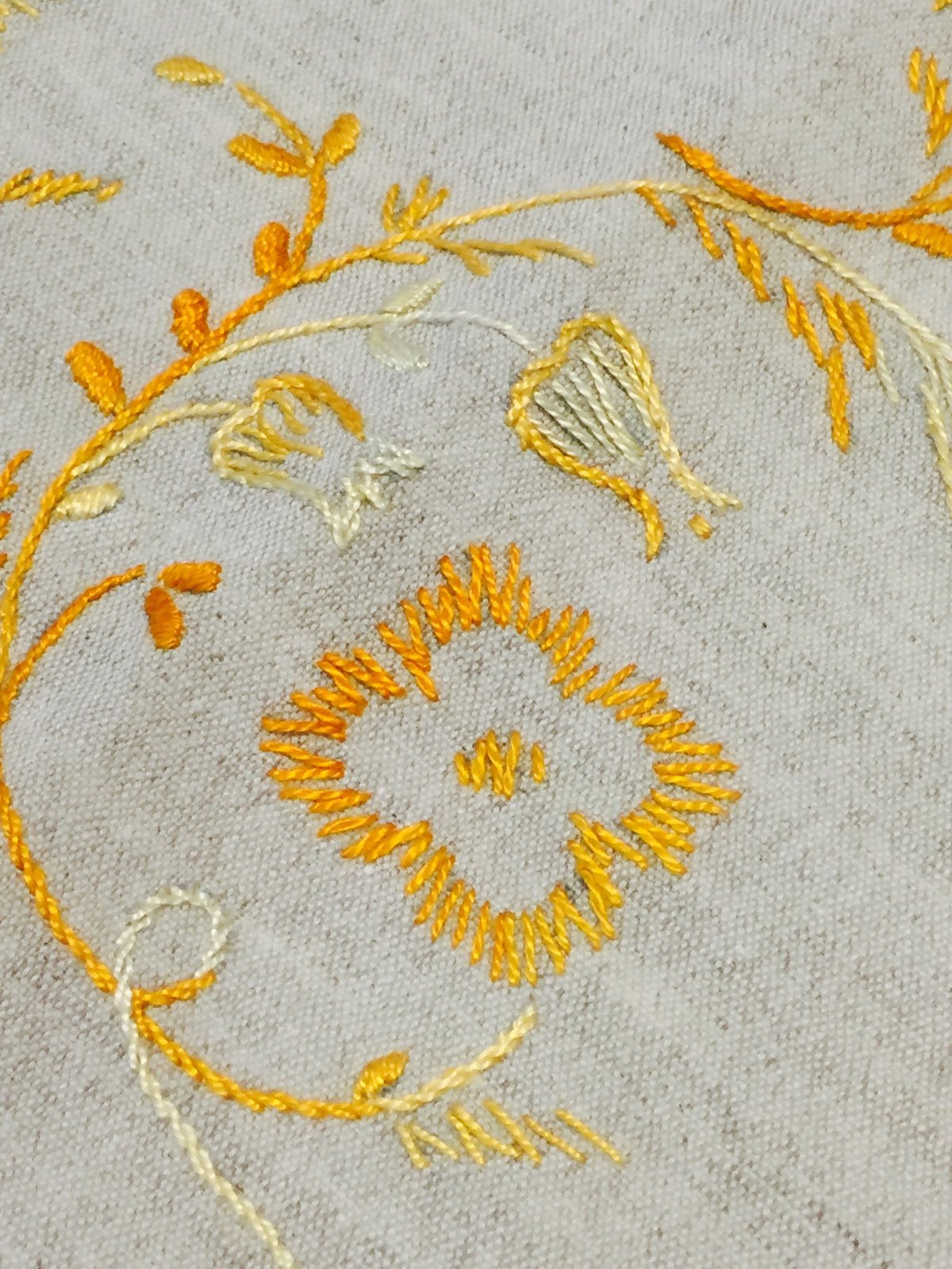 80年代製　ウズベキスタン製　ヴィンテージ　スザニ刺繍　テーブルクロス　壁掛け 80年代製ウズベキスタン製ヴィンテージスザニ刺繍テーブルクロス壁掛け