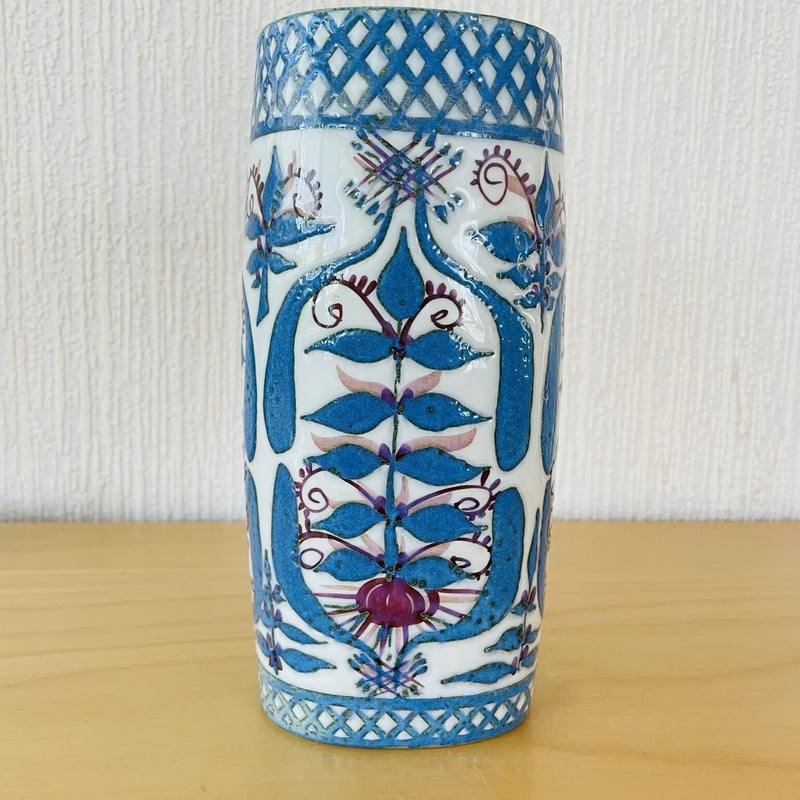 極美品　ロイヤルコペンハーゲン　テネラ　花瓶　フラワーベース　1969年　花器 極美品 ロイヤルコペンハーゲン テネラ 花瓶 フラワーベース 1969年
