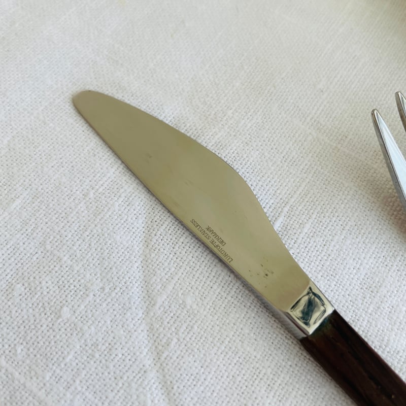 ローズウッドハンドルのカトラリー/Dansk Knivfabrik-Lundtofte ローズウッドハンドルのカトラリー/Dansk Knivfabrik-Lundtofte