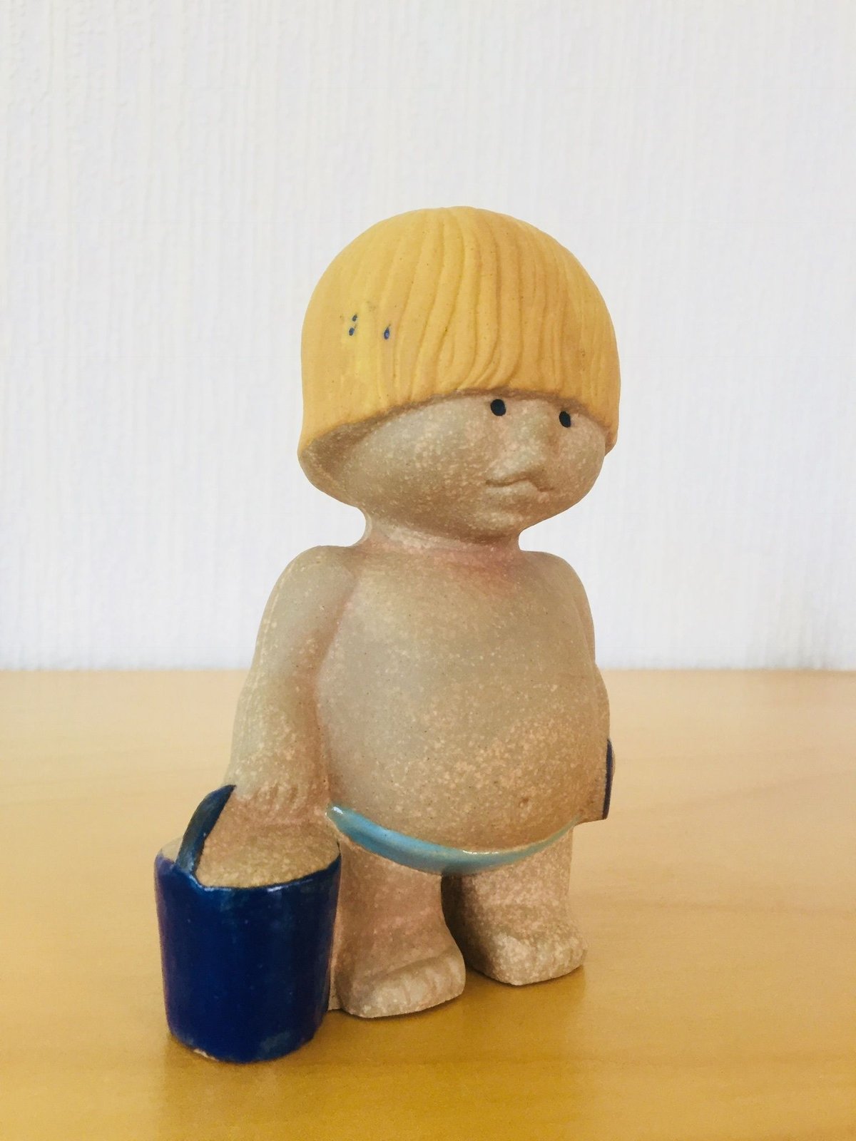 リサラーソン世界の子供たちレアGustavsberg シール付き北欧ビンテージ