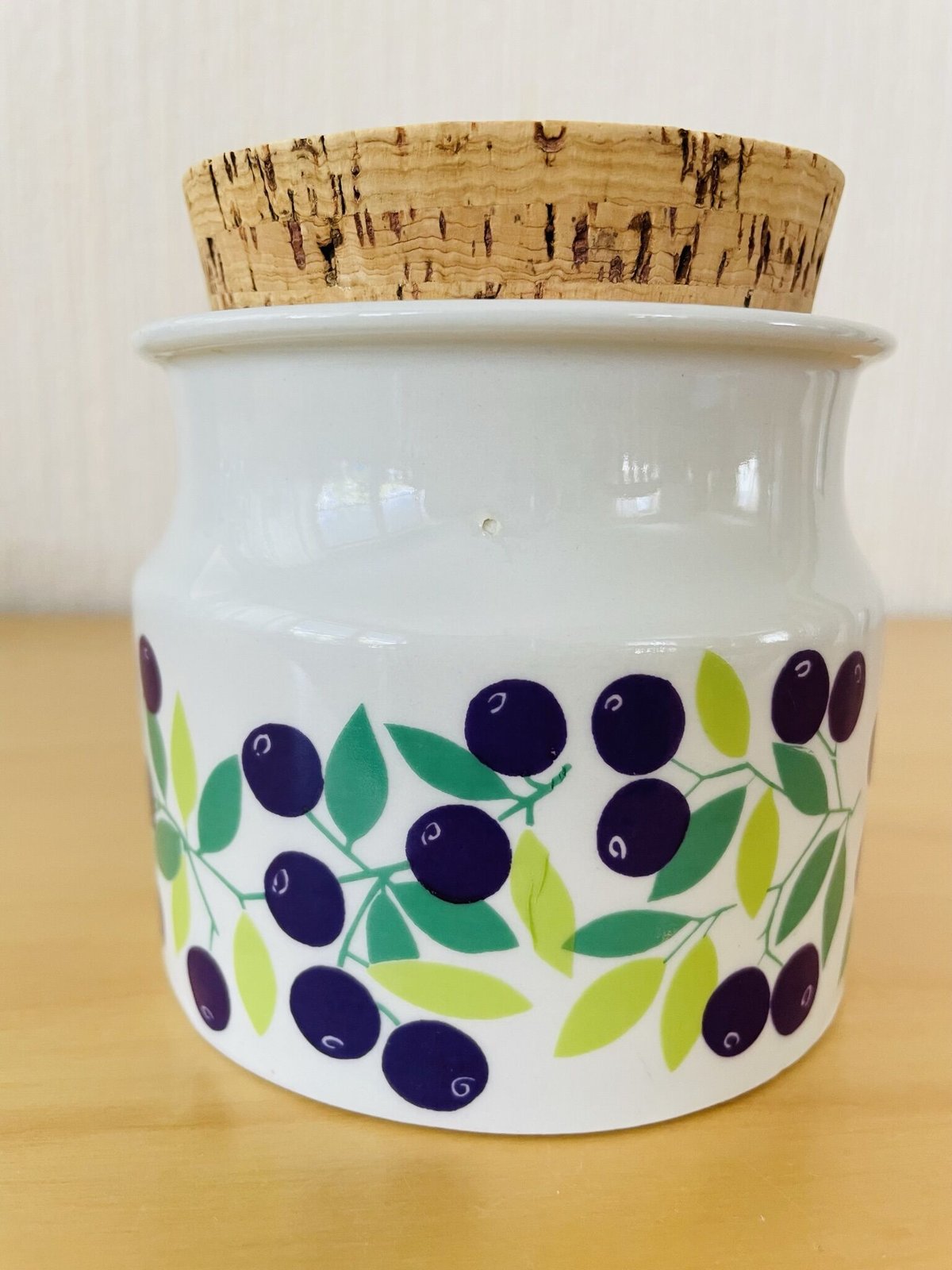 ARABIA｜Pomona｜ジャムポット(大)（ブルーベリー）｜KT-0010